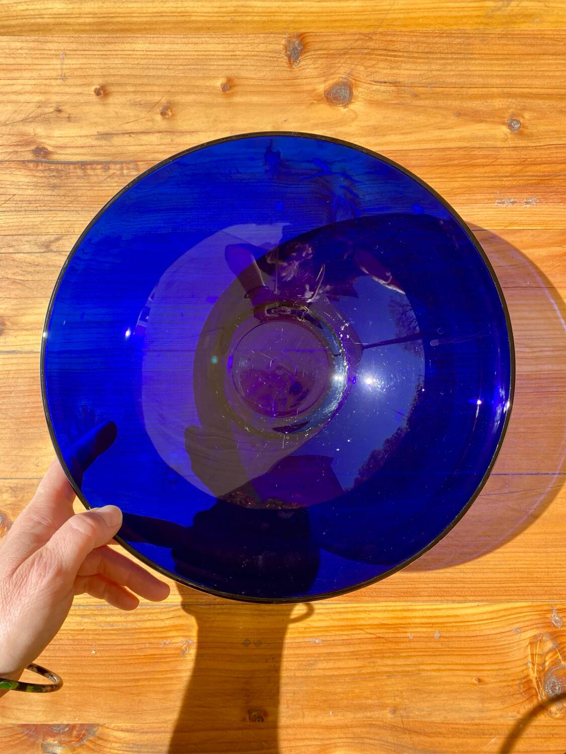 Klein blue salad bowl