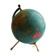 60s earth globe bright Taride Map
