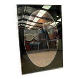 Vintage smoked and natural mirror 1970
