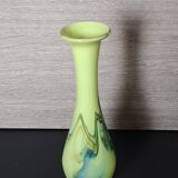 Chinese Dalian Glass vase - Snowflakes 1950