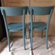 A pair of Thonet bistro chairs