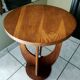 Antique Art Deco oak pedestal table