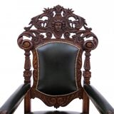 Antique armchair from the late 19th century, France. After renovation.