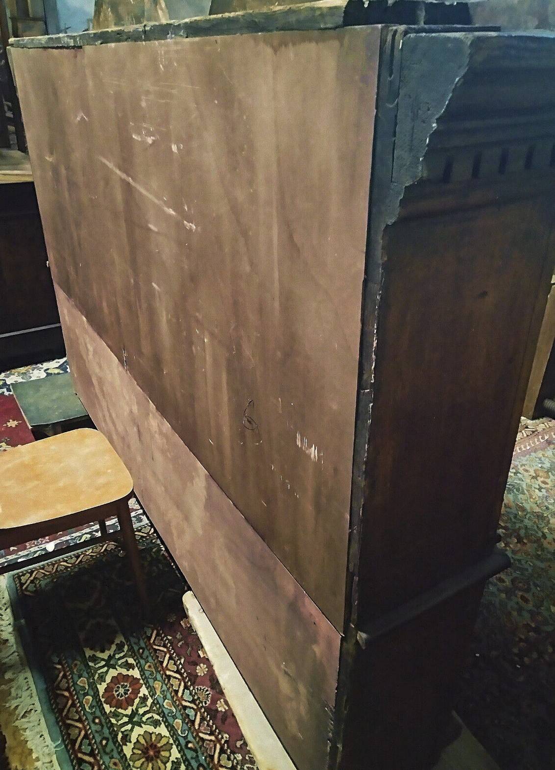 Empire style trade furniture bookcase in solid pine