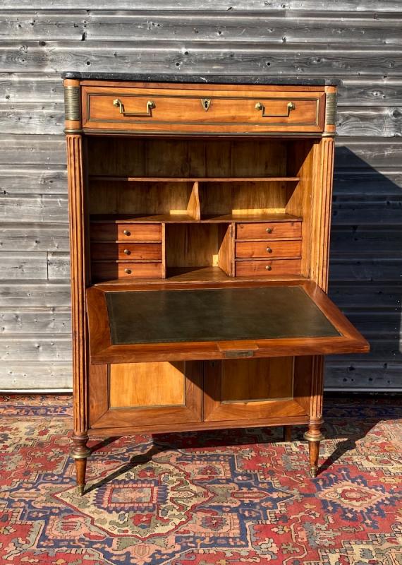 Louis XVI-era mahogany secretary