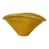 Plat céramique vernissée triangulaire