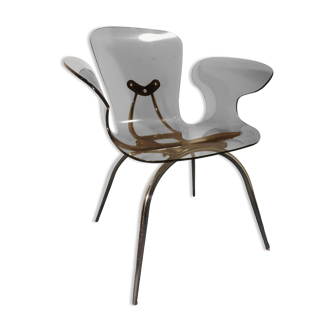 Designer plexiglass chair