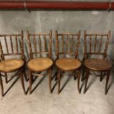 Fischel chairs, curved beech wood, from the years 1929/30.