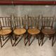 Fischel chairs, curved beech wood, from the years 1929/30.