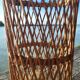 Woven wicker Japanese flower basket • Suruga Sensuji style