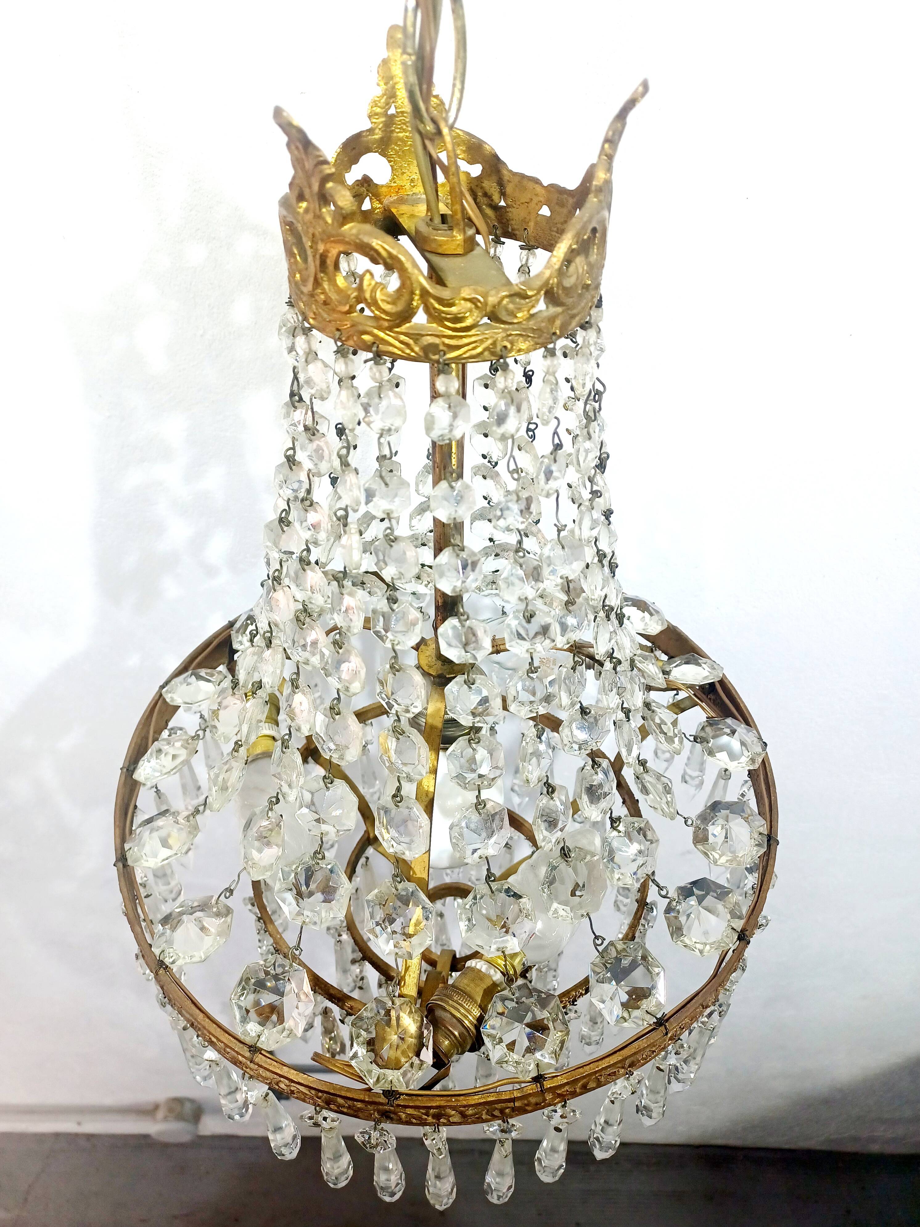 4-light hot air balloon chandelier