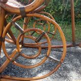 Rocking-chair vintage Peacock in rattan