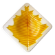 Verceram yellow leaf butter dish