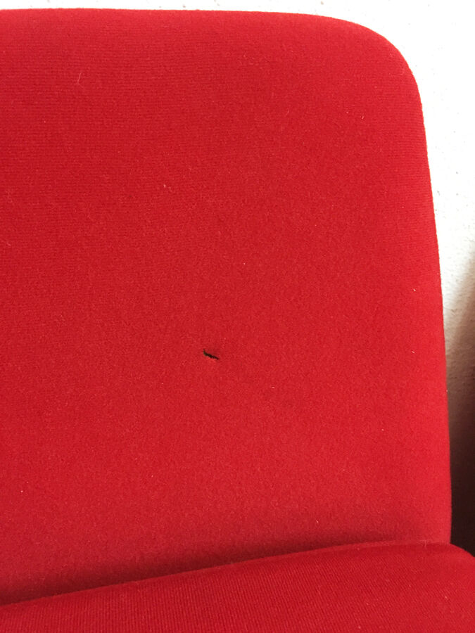 Red cinema seats