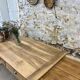 Farmhouse table with bread board