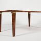 Vintage italian burl wood dining table from gdm, 1980’s