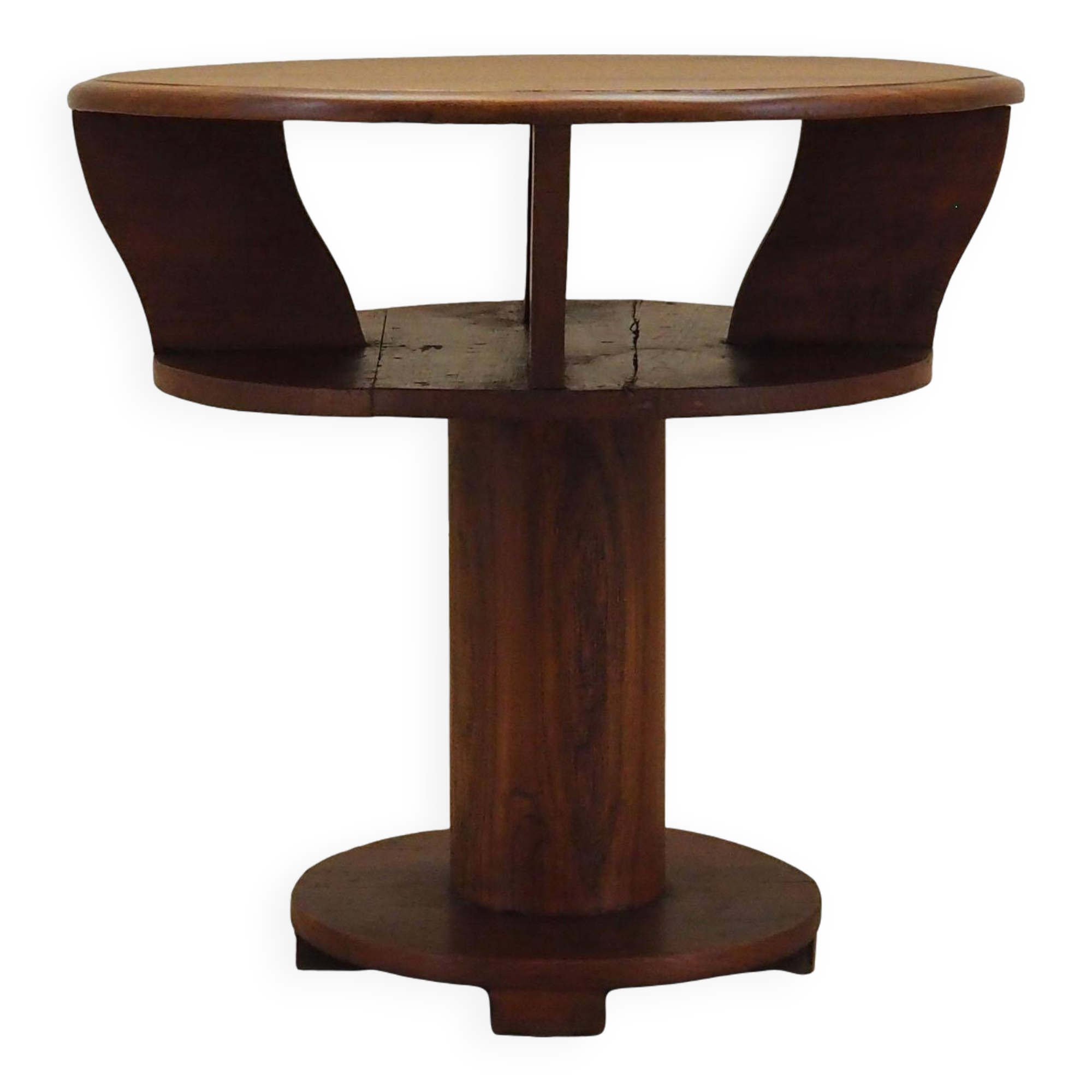 Oak coffee table, Italian design, 1960s, production: Italy