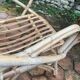 Paire de fauteuils en rotin vintage
