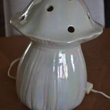 Iridescent ceramic night light for children, Italian.