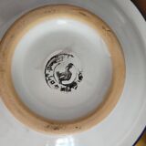 Set of 7 clay soup plates