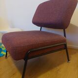 Designer wool armchair