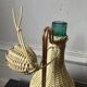 Bouteille scoubidou des années 60