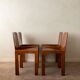 Italian Plywood Dining Chairs Attributed to Molteni, 1970s, Set of 4