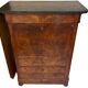 Empire or Louis Philippe period walnut secretary