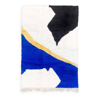 Tapis beni ouarin fait main traditionnelle taille 150 x 250 cm