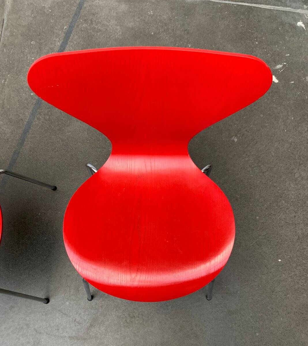 Set of chairs model 3107 by Arne Jacobsen for Fritz Hansen, Denmark, 1997