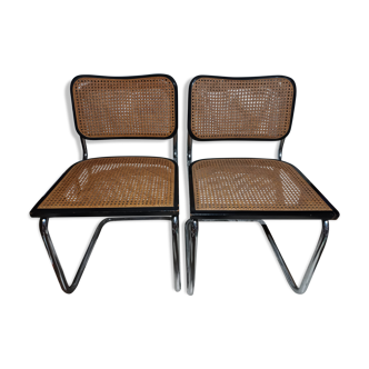 set of 2 Marcel Breuer chairs, Cidue edition