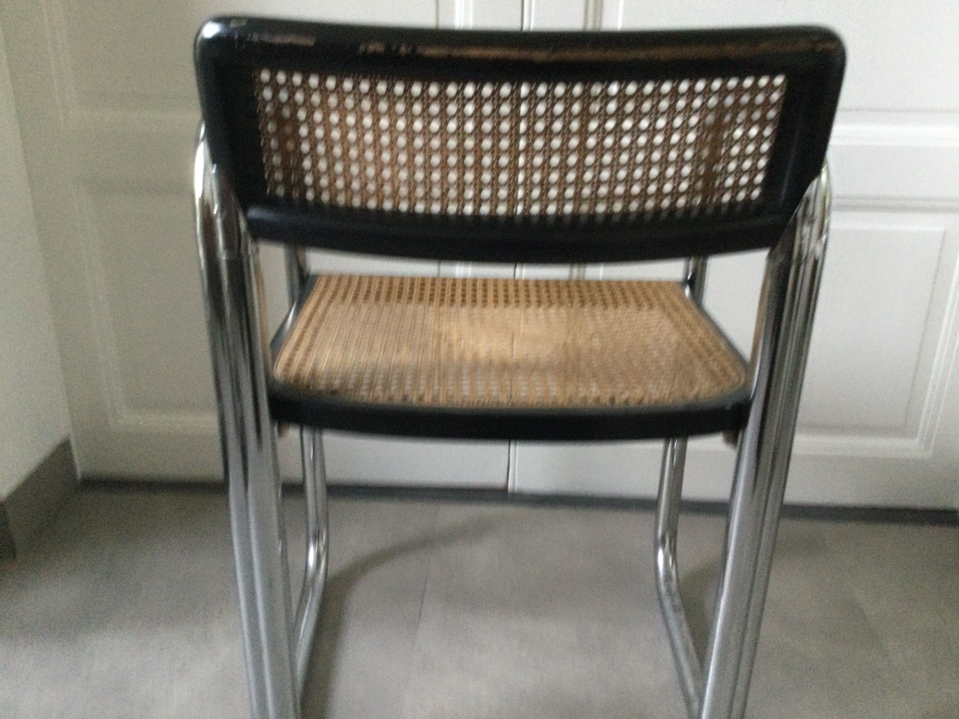 Caned armchair Italy circa 1960