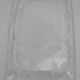 Glass tray decorated with roses vintage french glass tray