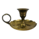Vintage gold-plated brass candlestick