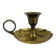 Vintage gold-plated brass candlestick