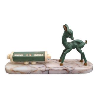 Perpetual calendar Art Deco doe regule