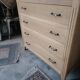Wooden chest of drawers