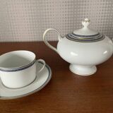 Bernardeau teapot and cup with saucer