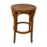 Curved wooden stool