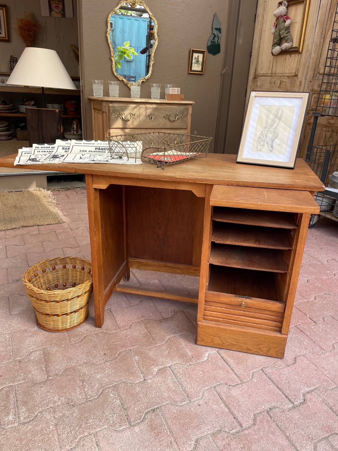 Vintage children's desk