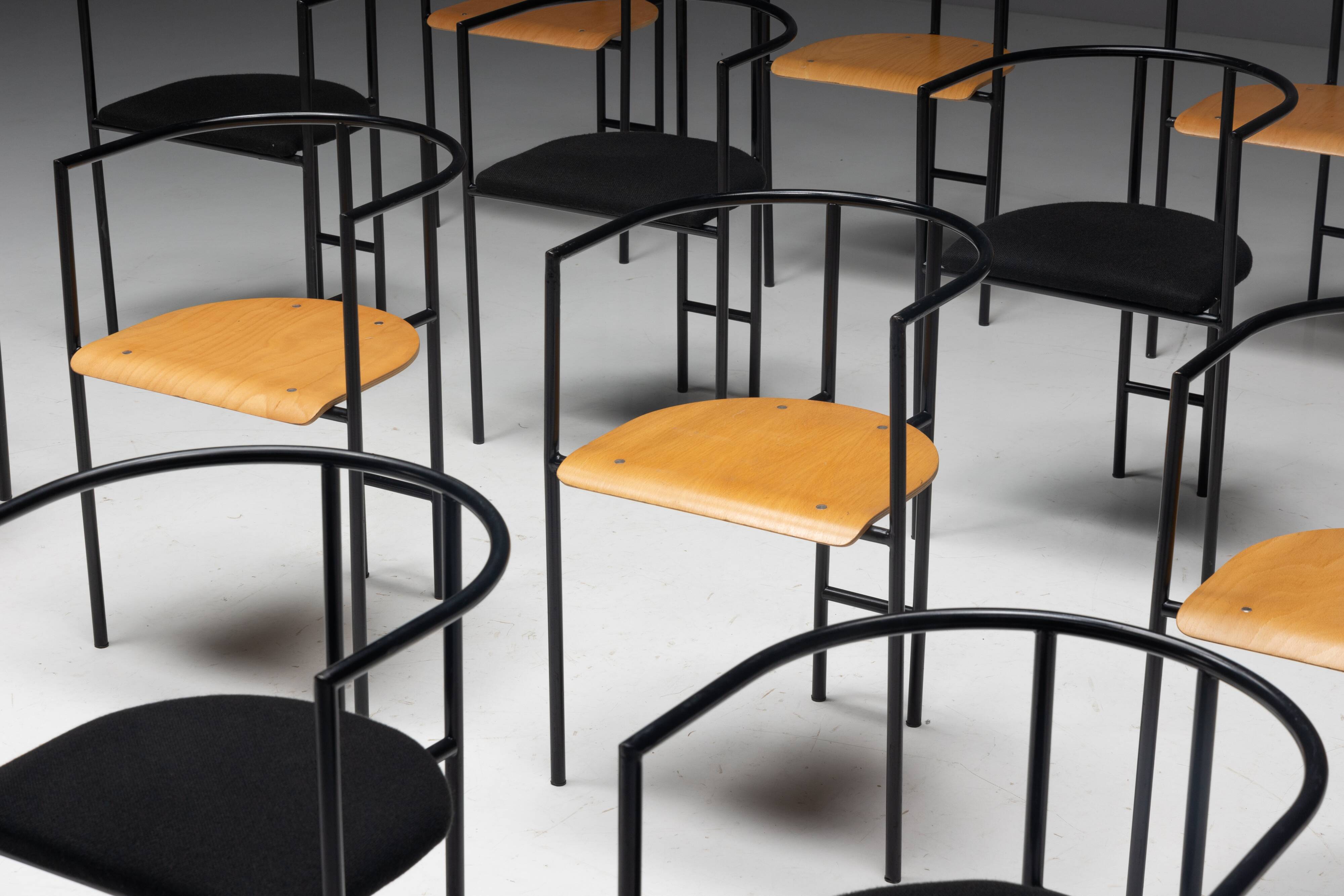 Postmodern "Tokyo" Armchairs by Rodney Kinsman for Bieffeplast, Italy, 1980s