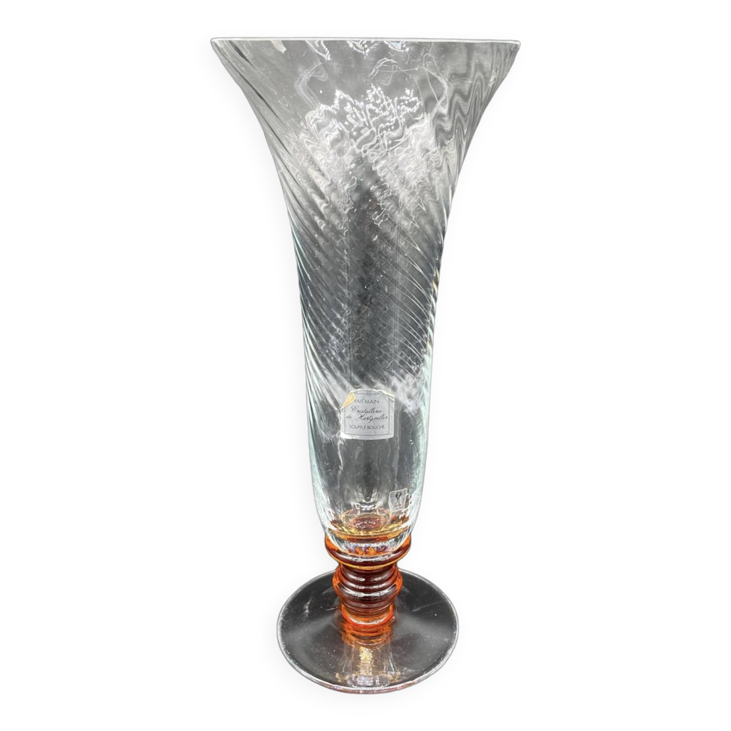 CRISTALLERIE HARTZVILLER fait main【未開封】 CRISTALLERIE HARTZVILLER fait main【未開封】 Vintage, grand, vase