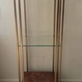 Belgo Chrom shelf 23kt gold plated from the 70s