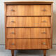 Scandinavian vintage chest of drawers, 50s