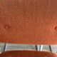 Vintage 70s orange tubular chairs