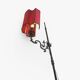 antique Art Nouveau floor lamp