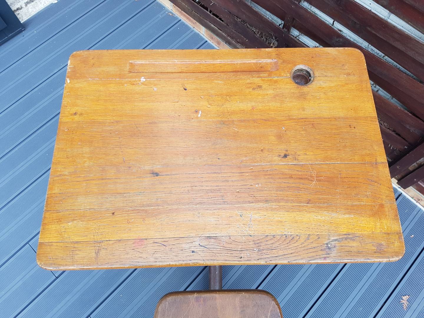 Bureau d'écolier évolutif des années 50-60