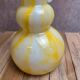 Large yellow and white blown glass pitcher from Italy – 1960s/70s