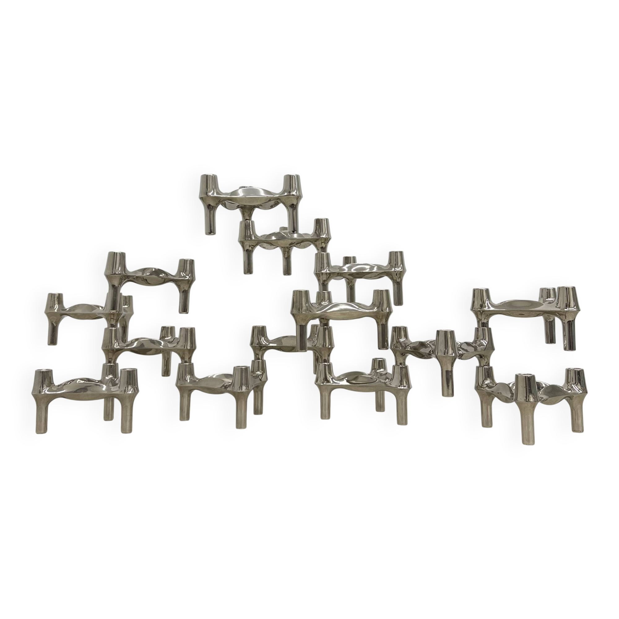 Large XL Candlestick by Fritz Nagel & Ceasar Stoffi and manufactured by BMF