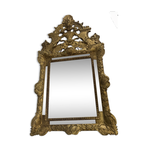 miroir ancien doré 56x105cm